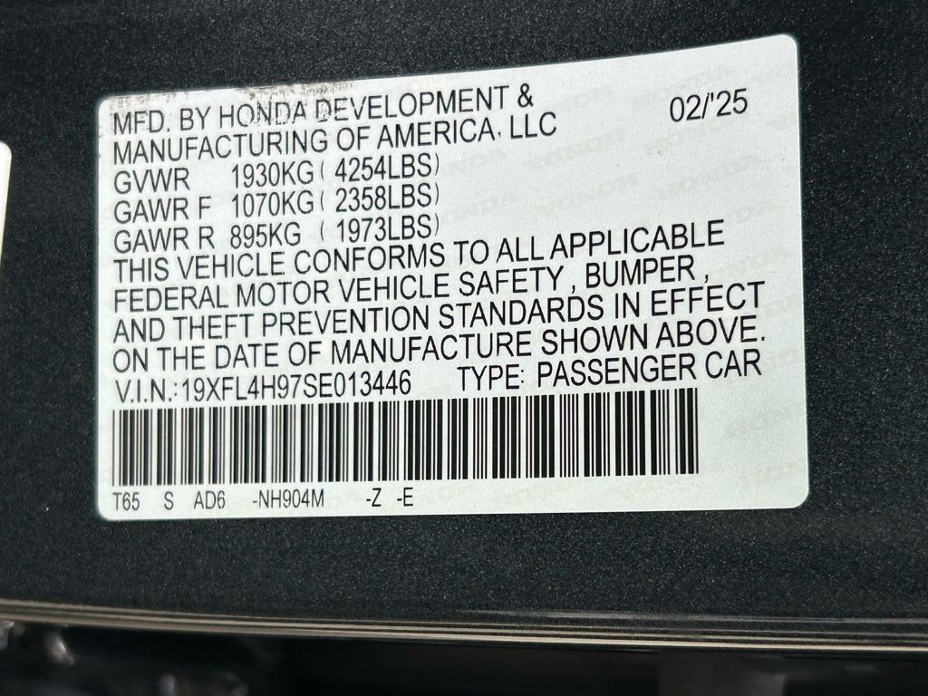 2025 Honda Civic Hybrid Sport Touring Lakeland FL