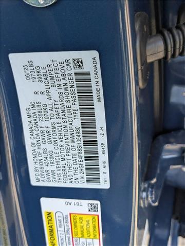 2025 Honda Civic Sedan Hybrid Sport Roseville CA