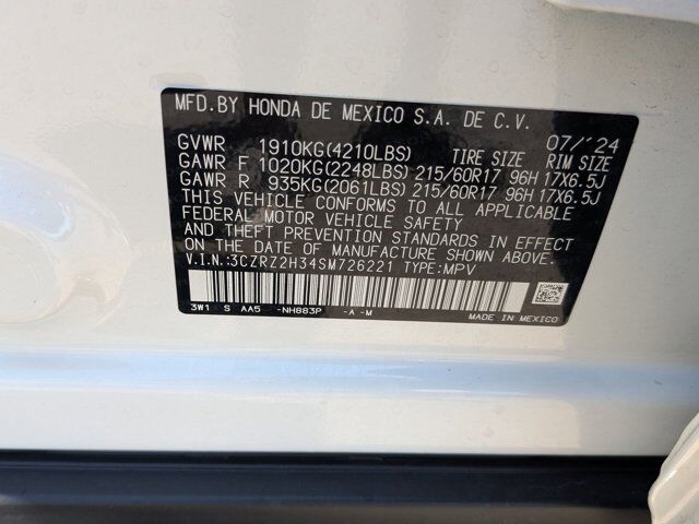 2025 Honda HR-V LX Roseville CA