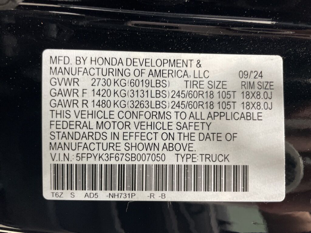 2025 Honda Ridgeline TrailSport AWD Minocqua WI 2025 Honda Ridgeline TrailSport AWD Minocqua WI