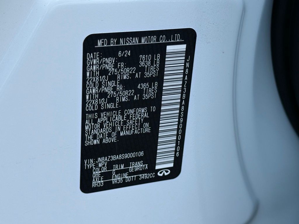 2025 INFINITI QX80 LUXE Lakeland FL