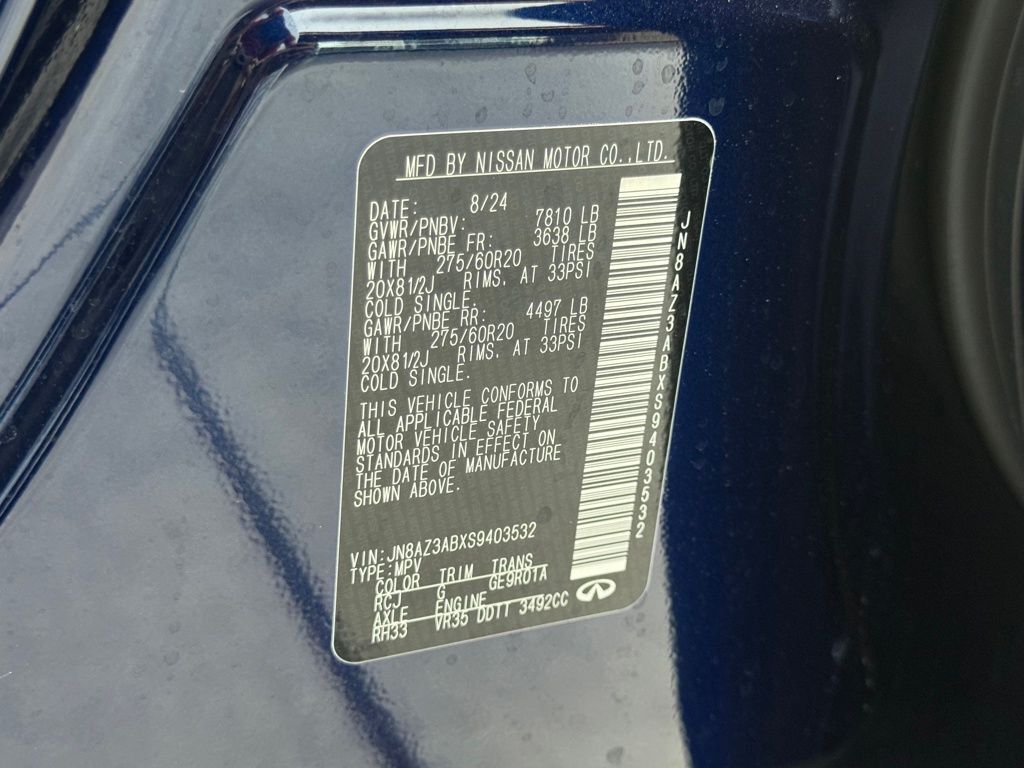 2025 INFINITI QX80 PURE Lakeland FL