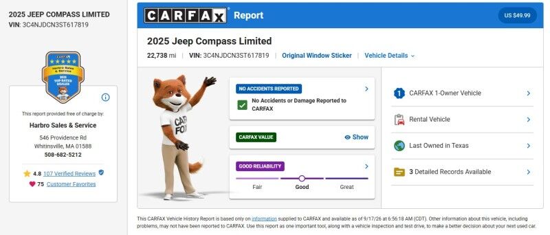 2025 Jeep Compass Limited Webster MA 2025 Jeep Compass Limited Webster MA