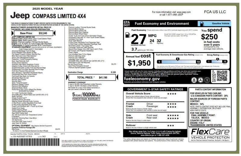 2025 Jeep Compass Limited Webster MA 2025 Jeep Compass Limited Webster MA