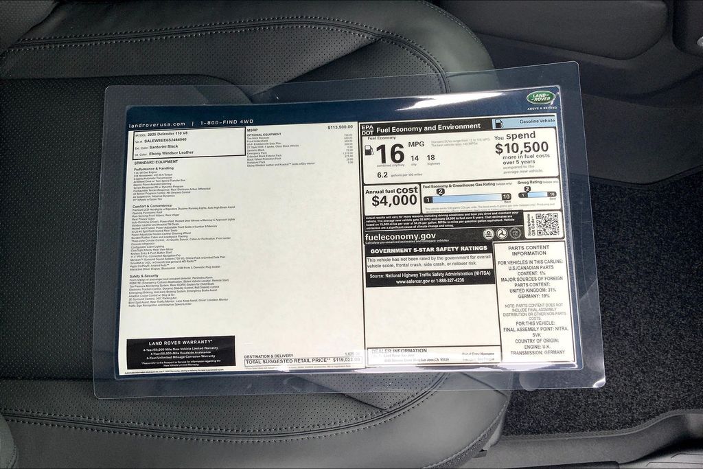 2025 Land Rover Defender 110 V8 San Jose CA
