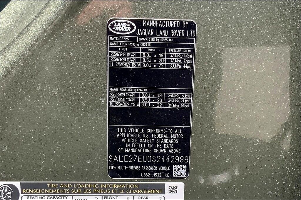 2025 Land Rover Defender 110 X-Dynamic SE San Jose CA