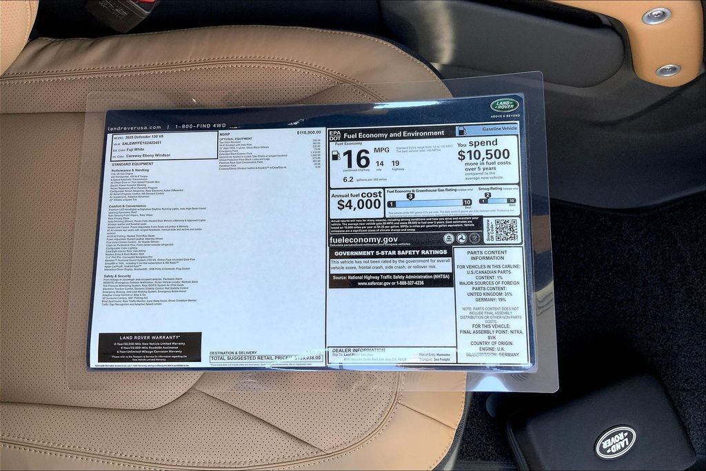 2025 Land Rover Defender 130 V8 San Jose CA