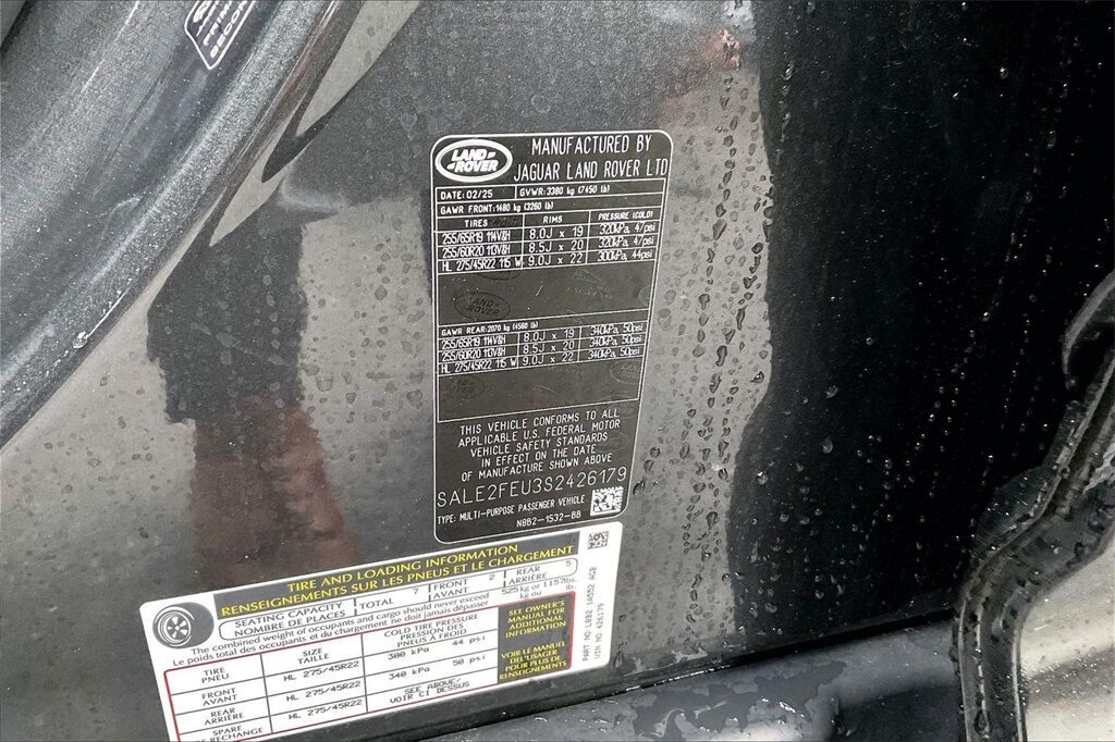 2025 Land Rover Defender 130 X-Dynamic SE San Jose CA