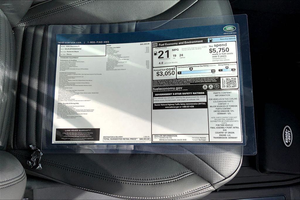 2025 Land Rover Discovery S San Jose CA