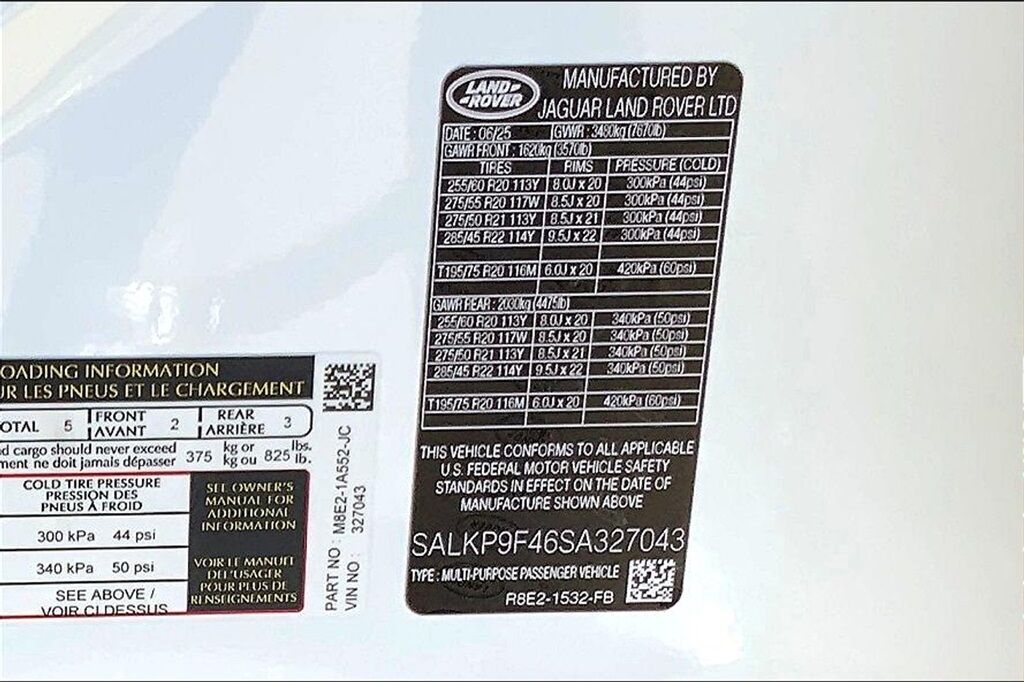 2025 Land Rover Range Rover Plug-In Hybrid SE San Jose CA