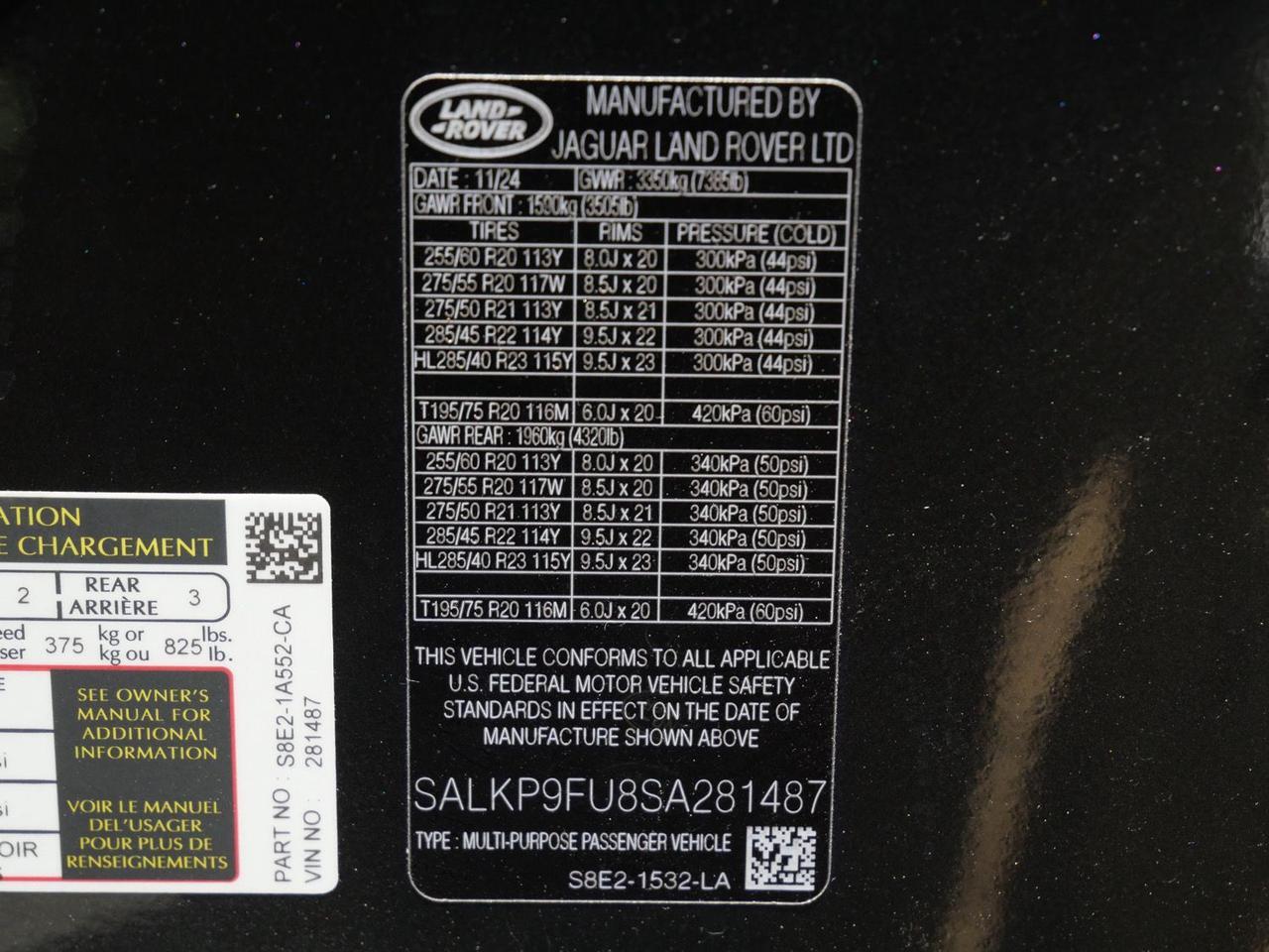 2025 Land Rover Range Rover SE SE Lawrence KS