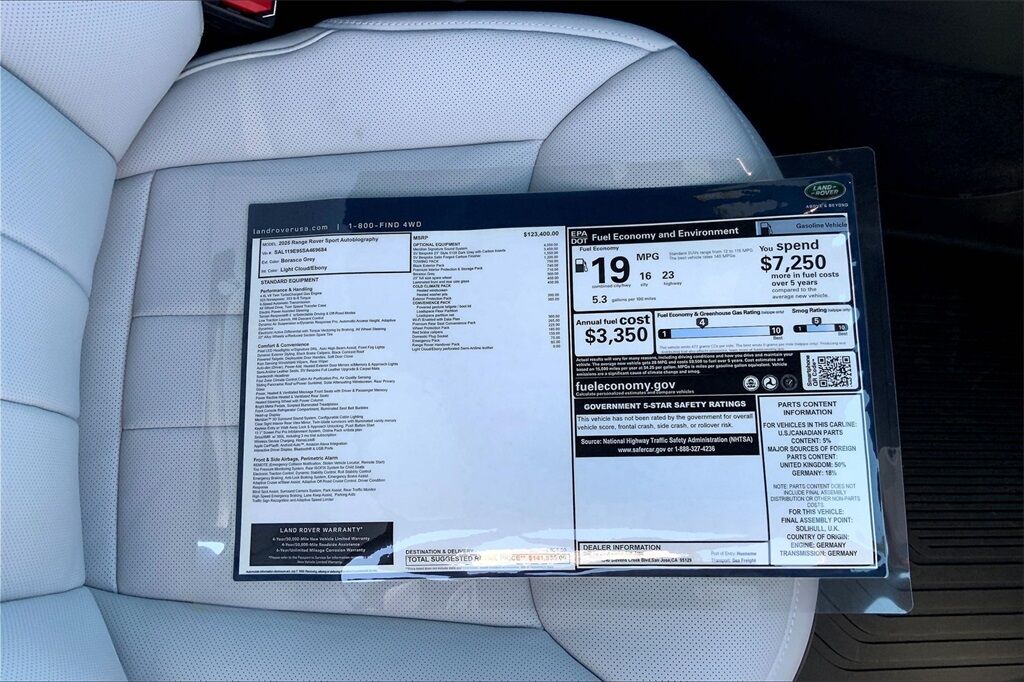2025 Land Rover Range Rover Sport Autobiography San Jose CA