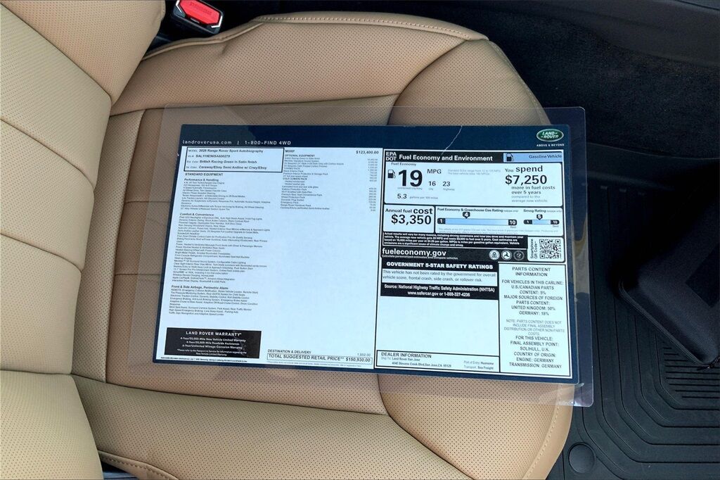 2025 Land Rover Range Rover Sport Autobiography San Jose CA