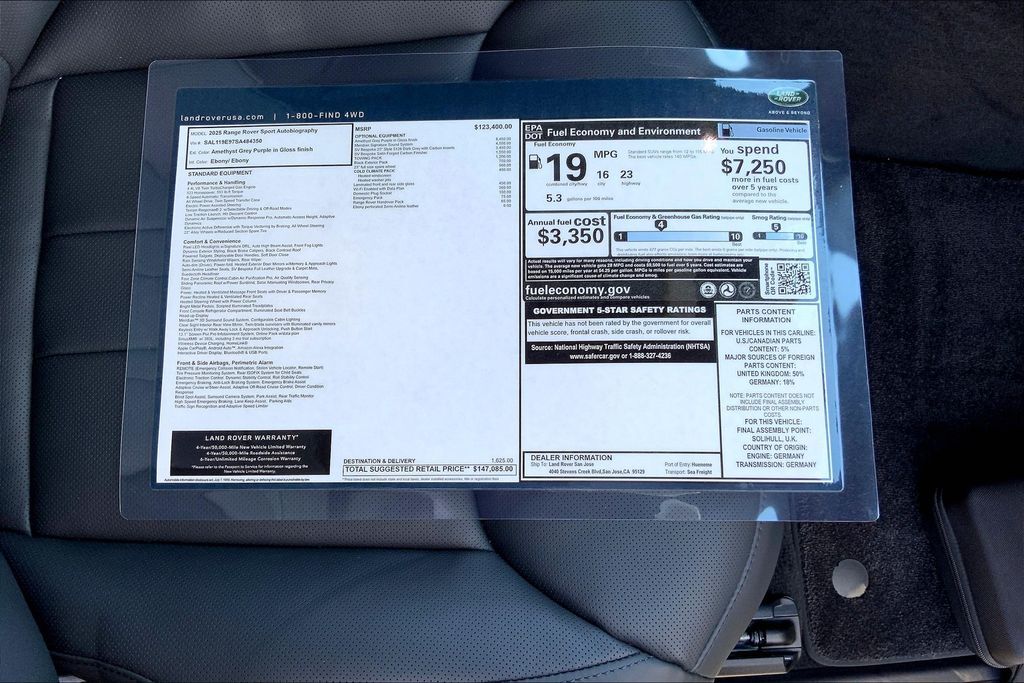 2025 Land Rover Range Rover Sport Autobiography San Jose CA