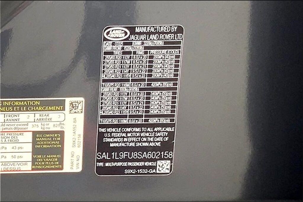 2025 Land Rover Range Rover Sport Dynamic SE San Jose CA