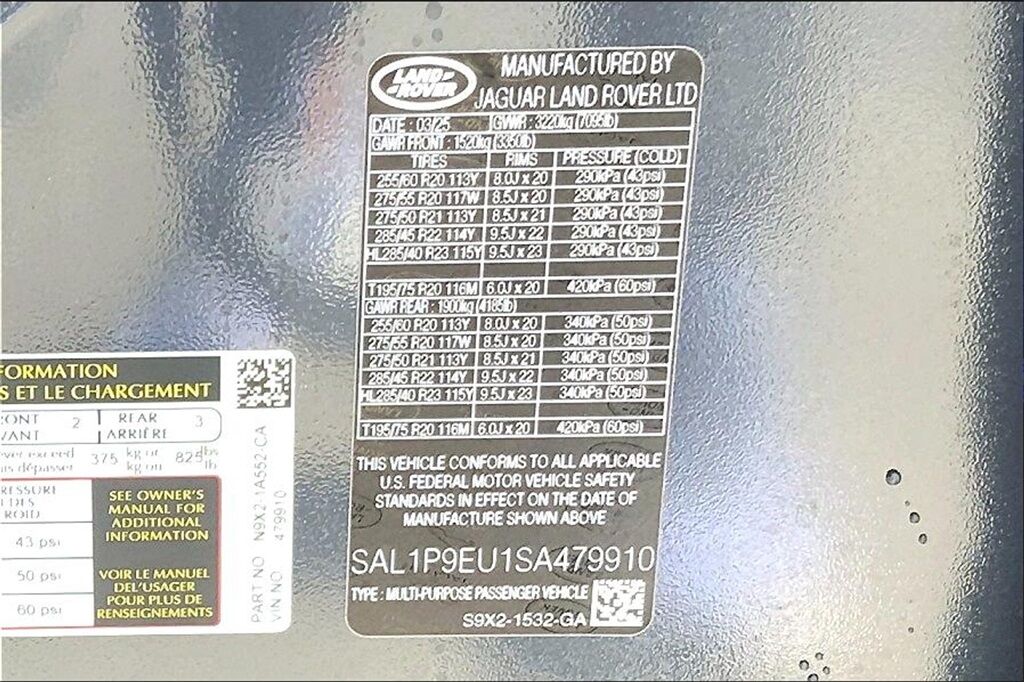 2025 Land Rover Range Rover Sport SE San Jose CA