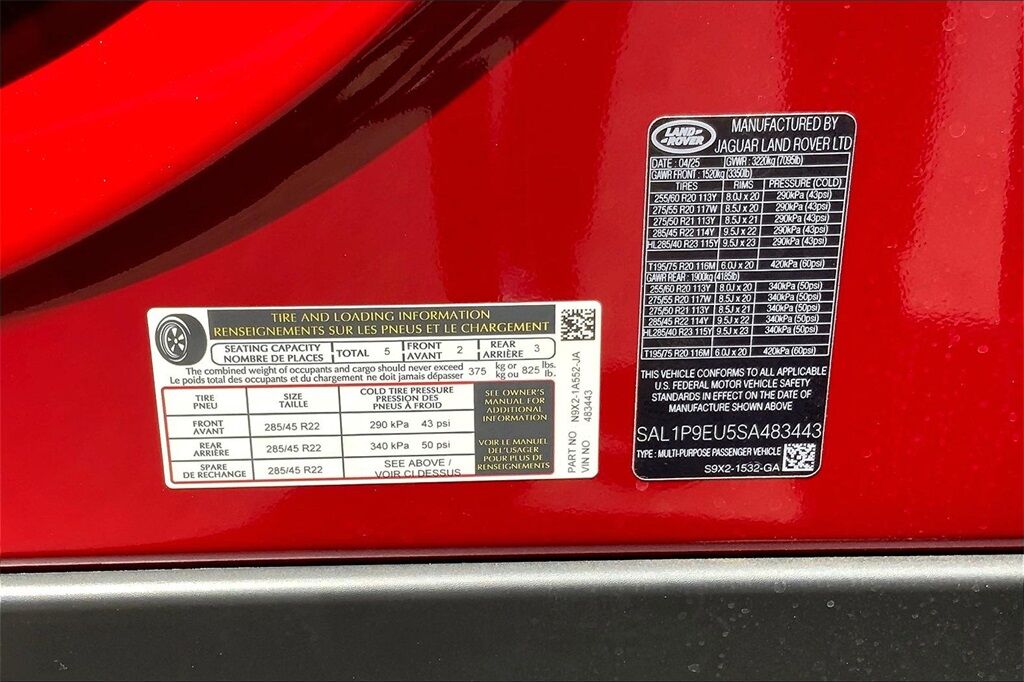2025 Land Rover Range Rover Sport SE San Jose CA