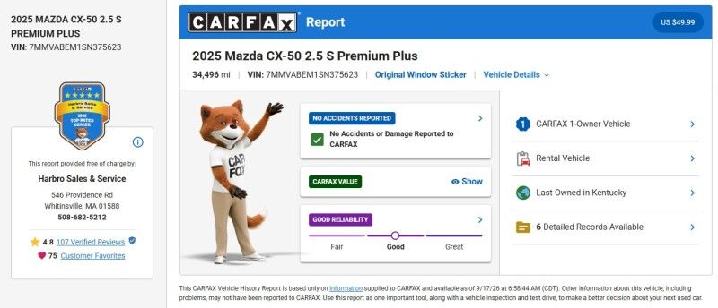2025 Mazda CX-50 2.5 S Premium Plus Package Webster MA 2025 Mazda CX-50 2.5 S Premium Plus Package Webster MA