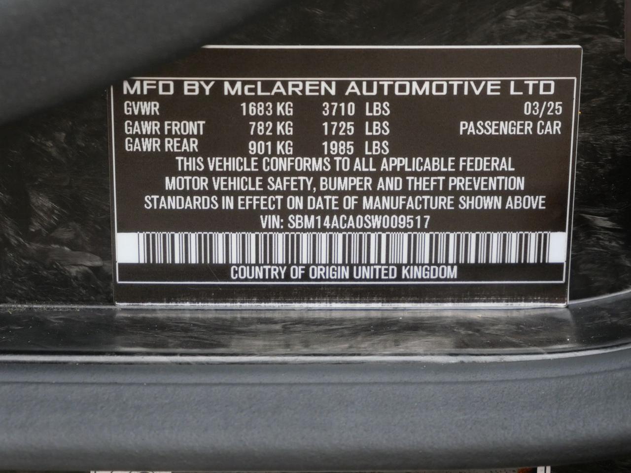2025 McLaren 750S Lawrence KS