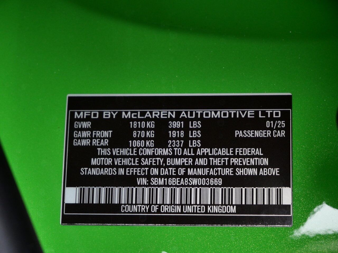 2025 McLaren Artura TechLux Lawrence KS