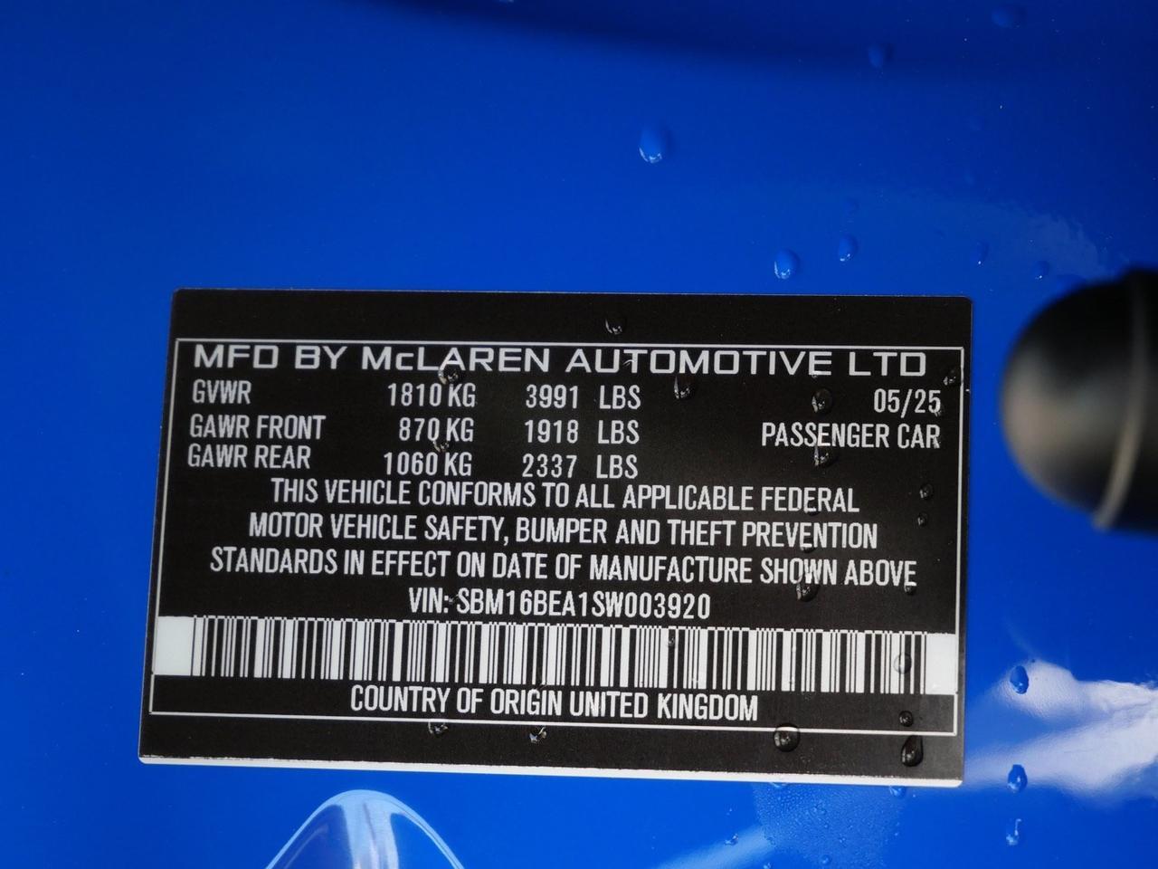 2025 McLaren Artura TechLux TechLux Lawrence KS