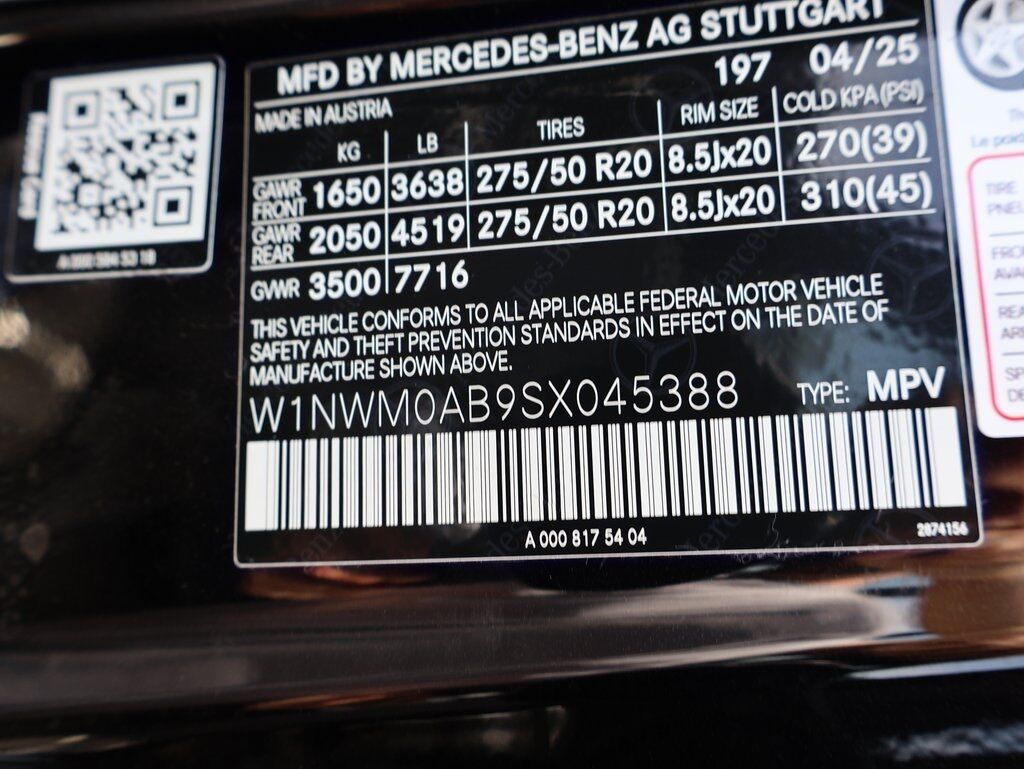 2025 Mercedes-Benz G-Class G 580 San Clemente CA