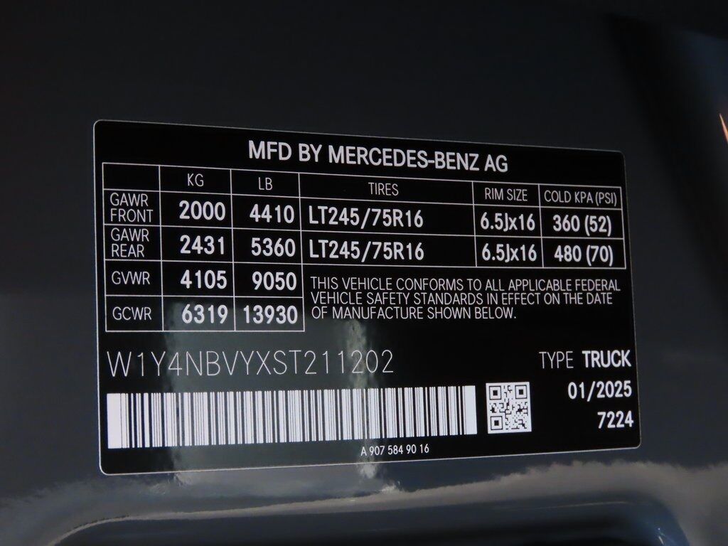 2025 Mercedes-Benz Sprinter 2500 Cargo 144 WB San Clemente CA