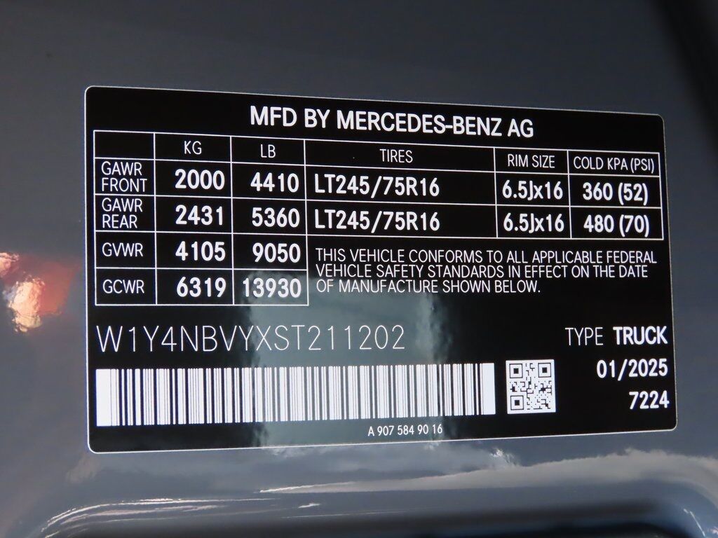 2025 Mercedes-Benz Sprinter 2500 Cargo 144 WB San Clemente CA