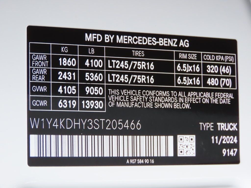 2025 Mercedes-Benz Sprinter 2500 Cargo 170 WB San Clemente CA
