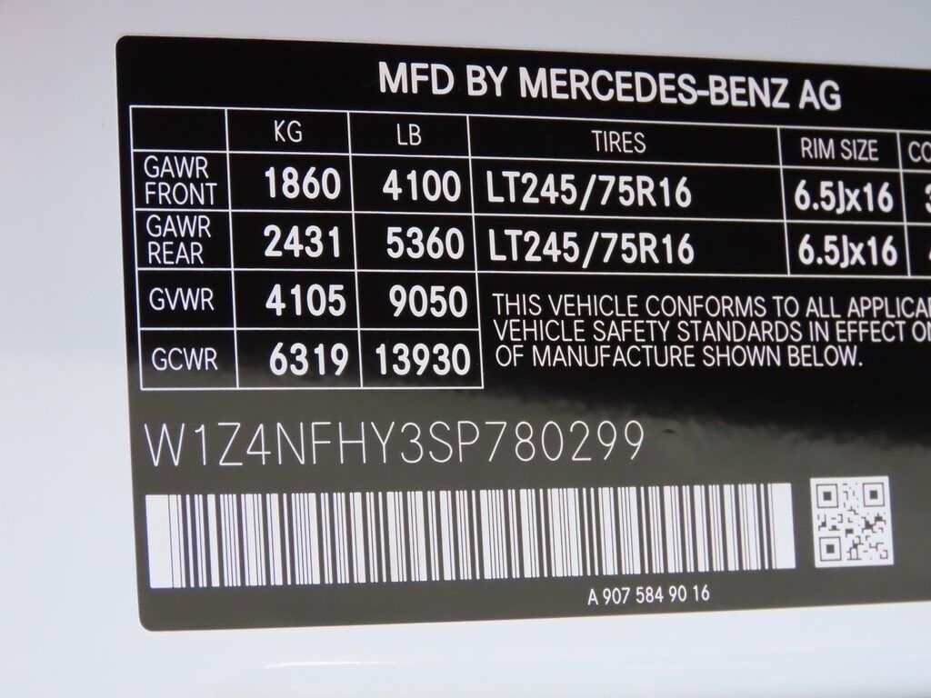 2025 Mercedes-Benz Sprinter 2500 Passenger 144 WB San Clemente CA