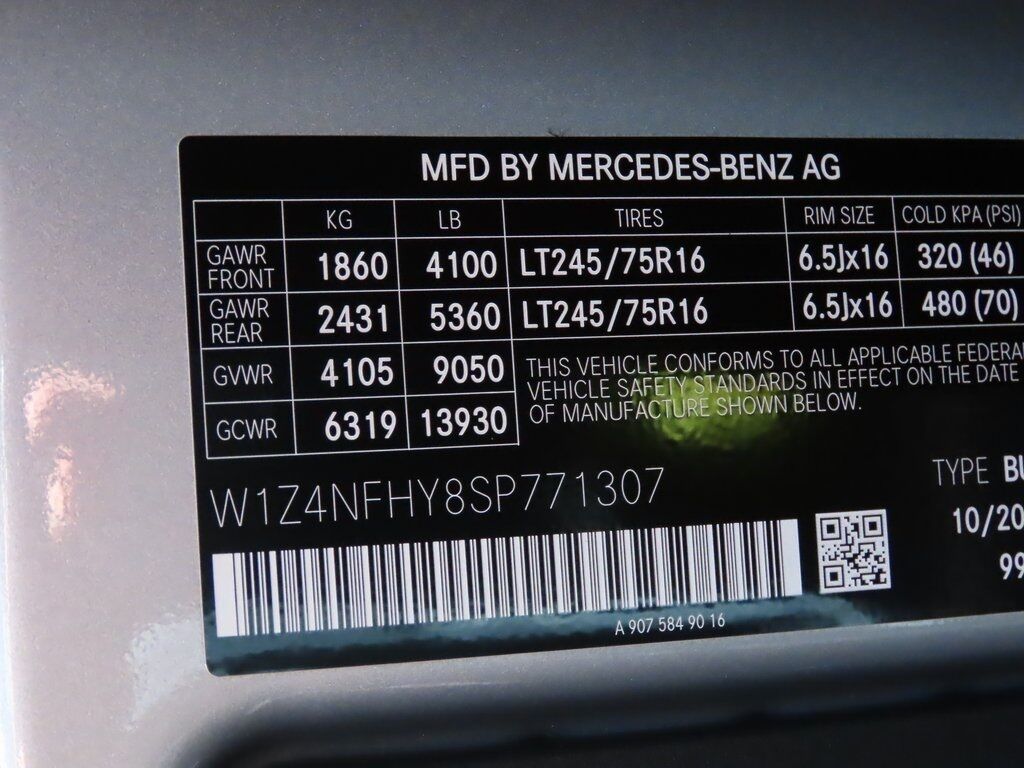 2025 Mercedes-Benz Sprinter 2500 Passenger 144 WB San Clemente CA