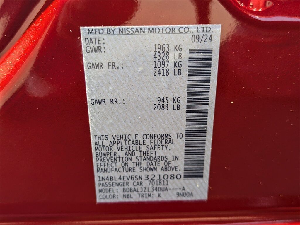 2025 Nissan Altima 2.5 SL Kennesaw GA 2025 Nissan Altima 2.5 SL Kennesaw GA