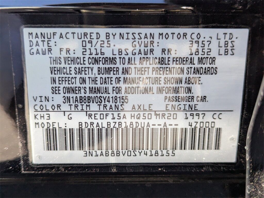 2025 Nissan Sentra S Kennesaw GA 2025 Nissan Sentra S Kennesaw GA
