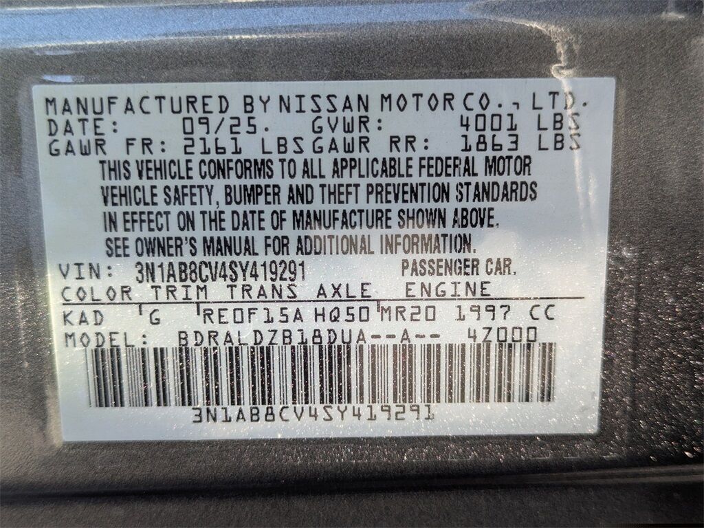 2025 Nissan Sentra SV Kennesaw GA 2025 Nissan Sentra SV Kennesaw GA