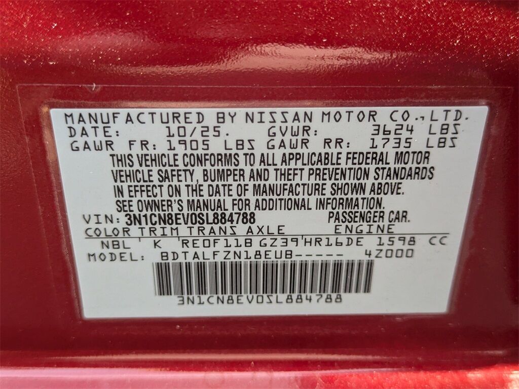 2025 Nissan Versa 1.6 SV Kennesaw GA 2025 Nissan Versa 1.6 SV Kennesaw GA