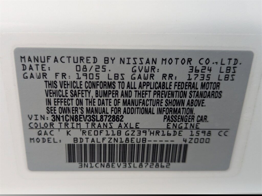 2025 Nissan Versa 1.6 SV Kennesaw GA 2025 Nissan Versa 1.6 SV Kennesaw GA