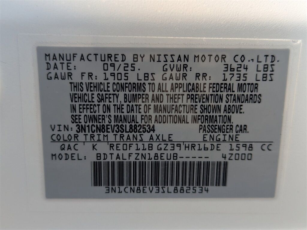 2025 Nissan Versa 1.6 SV Kennesaw GA 2025 Nissan Versa 1.6 SV Kennesaw GA