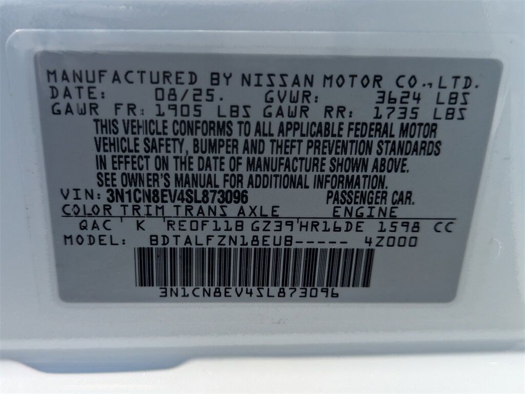 2025 Nissan Versa 1.6 SV Kennesaw GA 2025 Nissan Versa 1.6 SV Kennesaw GA