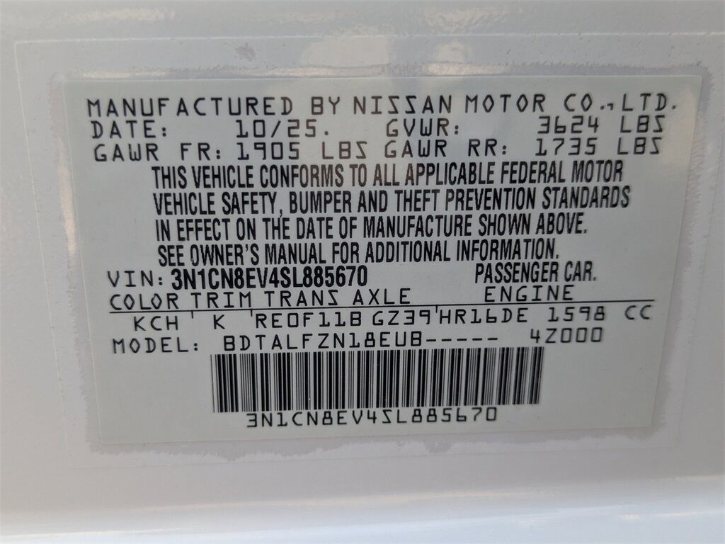 2025 Nissan Versa 1.6 SV Kennesaw GA 2025 Nissan Versa 1.6 SV Kennesaw GA