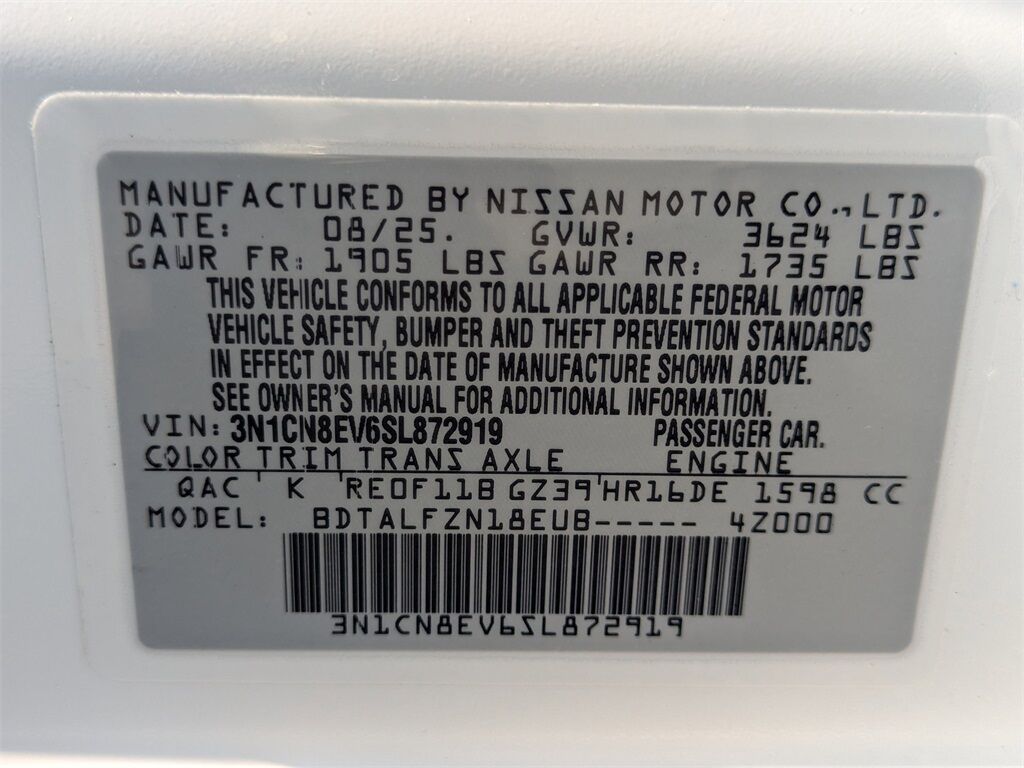 2025 Nissan Versa 1.6 SV Kennesaw GA 2025 Nissan Versa 1.6 SV Kennesaw GA