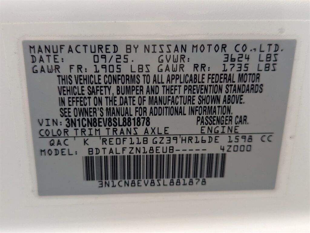 2025 Nissan Versa 1.6 SV Kennesaw GA 2025 Nissan Versa 1.6 SV Kennesaw GA