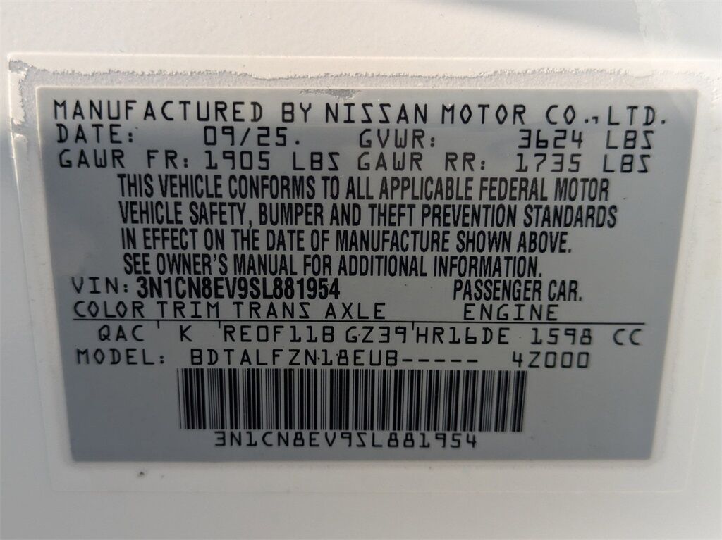 2025 Nissan Versa 1.6 SV Kennesaw GA 2025 Nissan Versa 1.6 SV Kennesaw GA