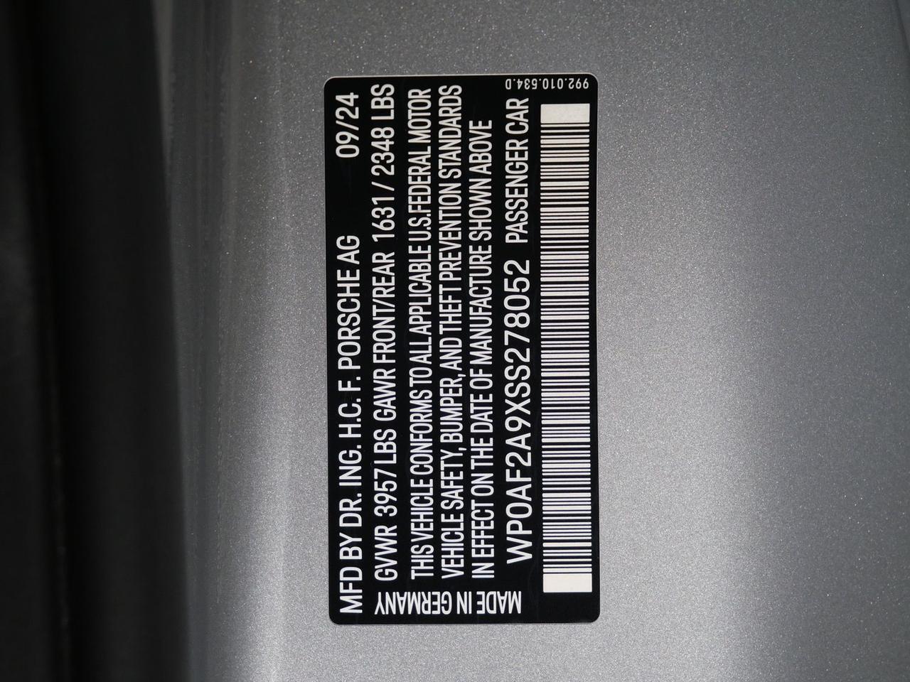 2025 Porsche 911 GT3 RS GT3 RS Lawrence KS