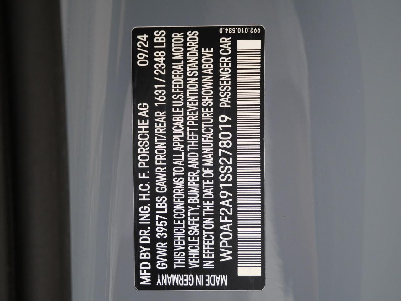 2025 Porsche 911 GT3 RS GT3 RS Lawrence KS