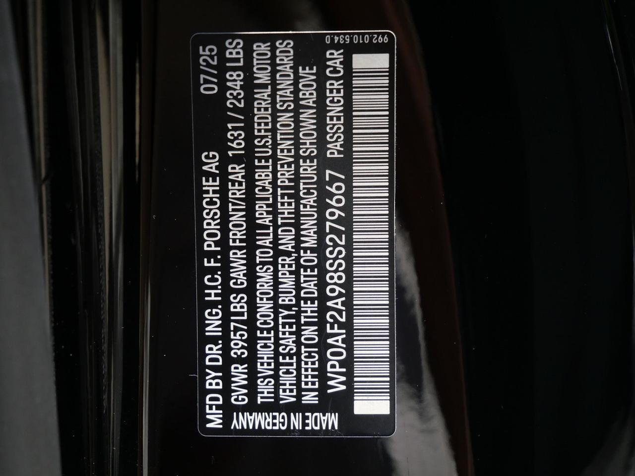 2025 Porsche 911 GT3 RS GT3 RS Lawrence KS