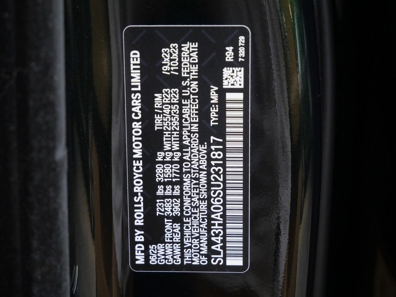 2025 Rolls-Royce Black Badge Cullinan Lawrence KS