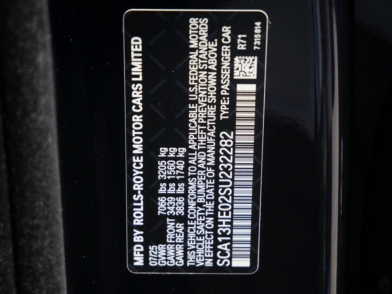 2025 Rolls-Royce Phantom Lawrence KS