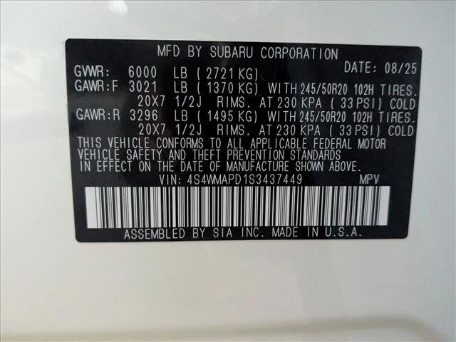 2025 Subaru Ascent Limited Roseville CA