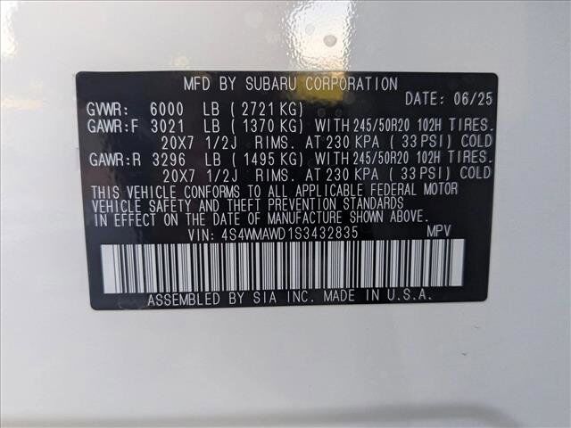 2025 Subaru Ascent Onyx Edition Touring Roseville CA