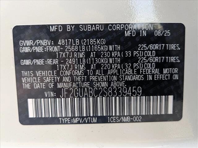 2025 Subaru Crosstrek Roseville CA